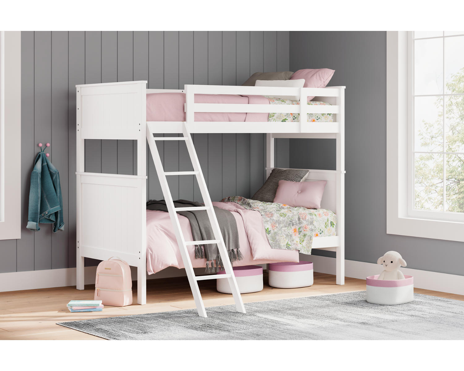 Nextonfort Twin over Twin Bunk Bed