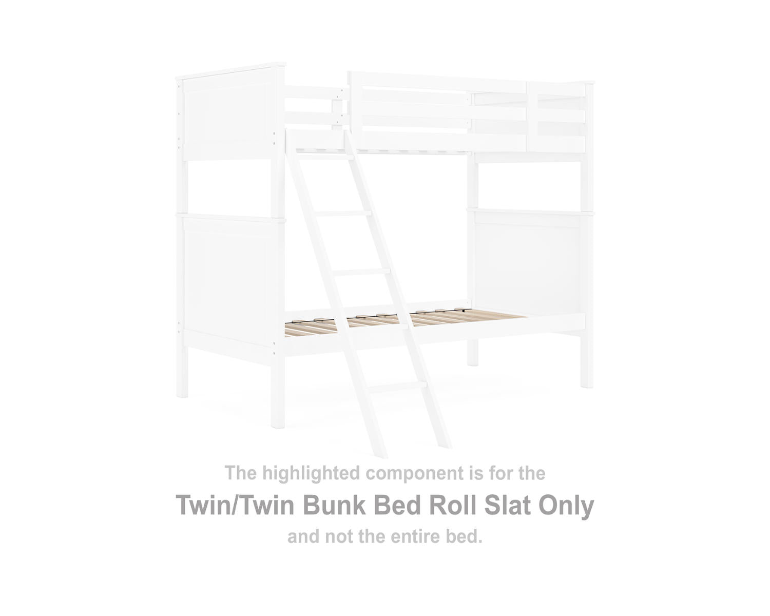 Nextonfort Twin/Twin Bunk Bed Roll Slat