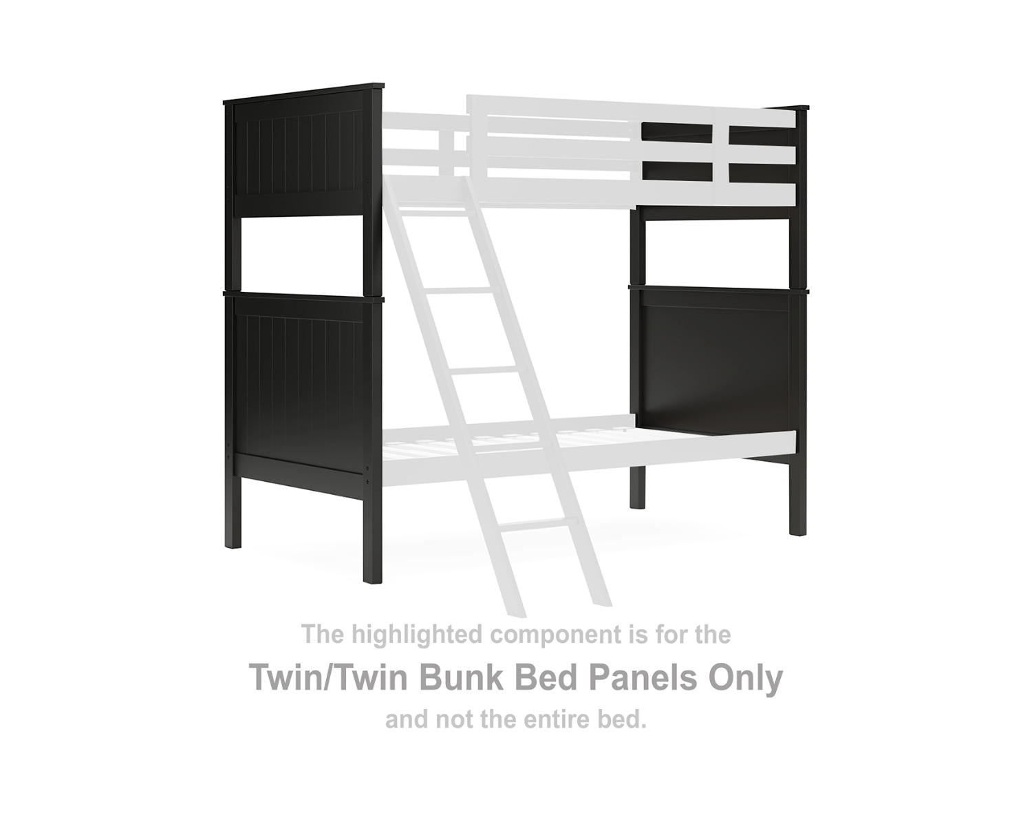 Nextonfort Twin/Twin Bunk Bed Panels