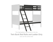 Nextonfort Twin Bunk Bed Rails and Ladder