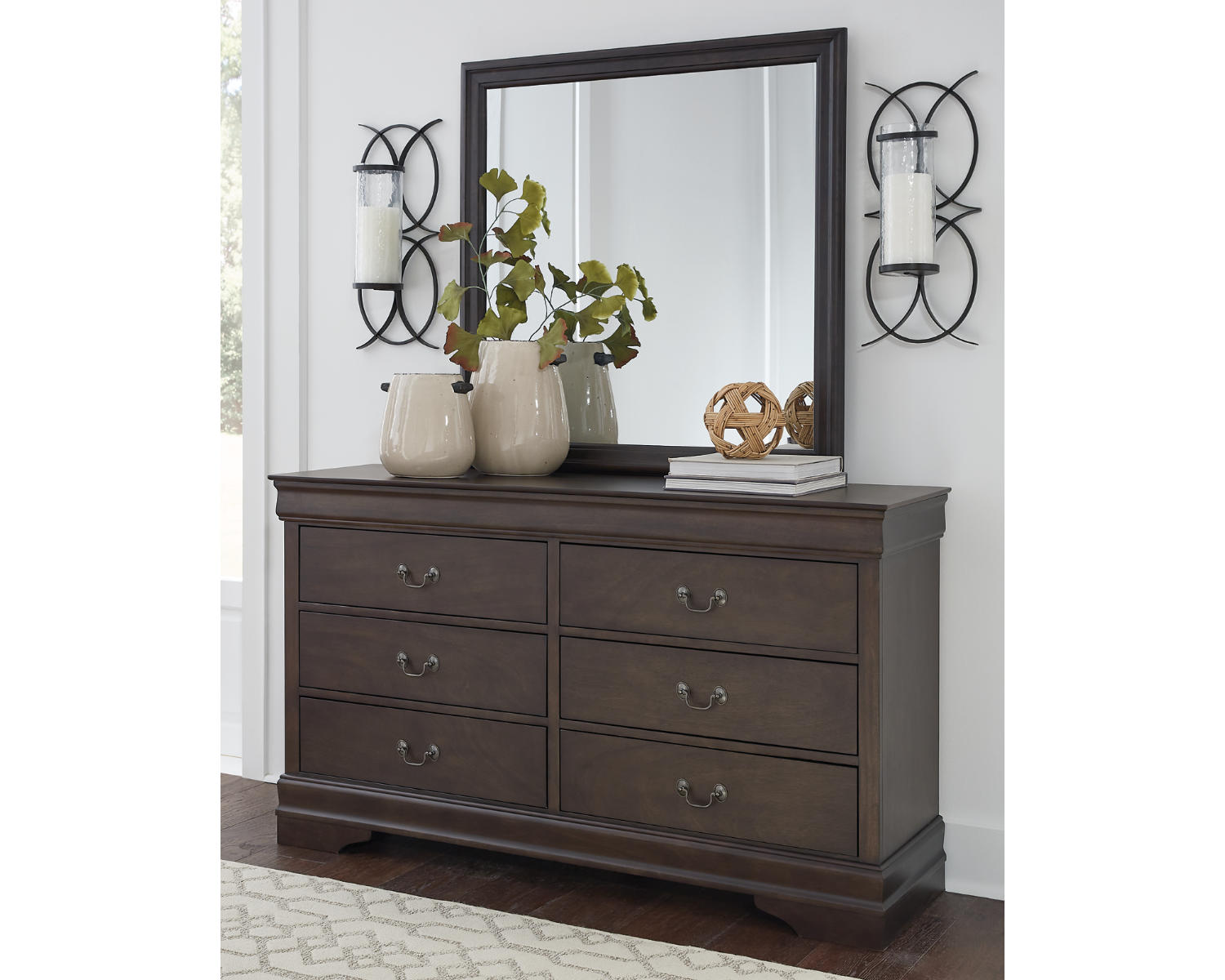 Leewarden Dresser and Mirror