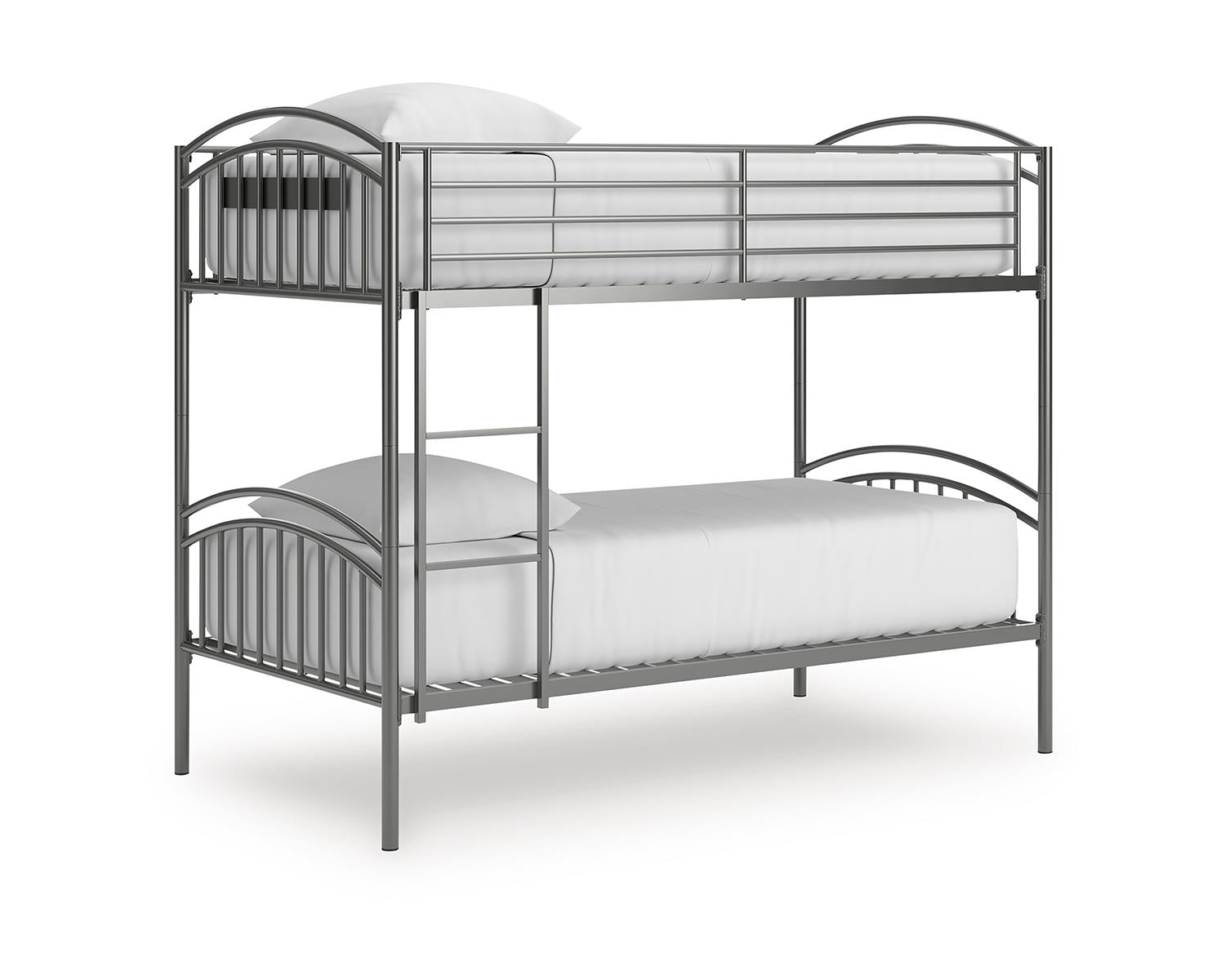 Lanceburg Twin over Twin Bunk Bed and 2 Mattresses