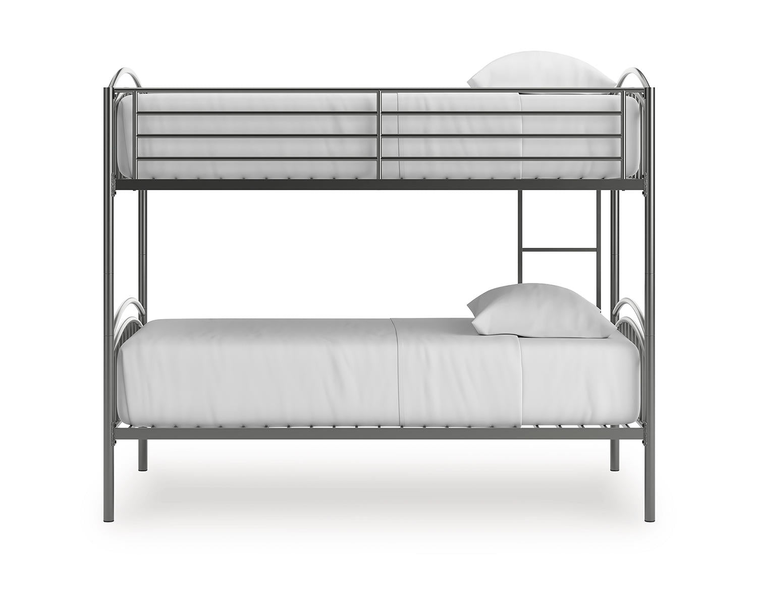 Lanceburg Twin over Twin Bunk Bed and 2 Mattresses
