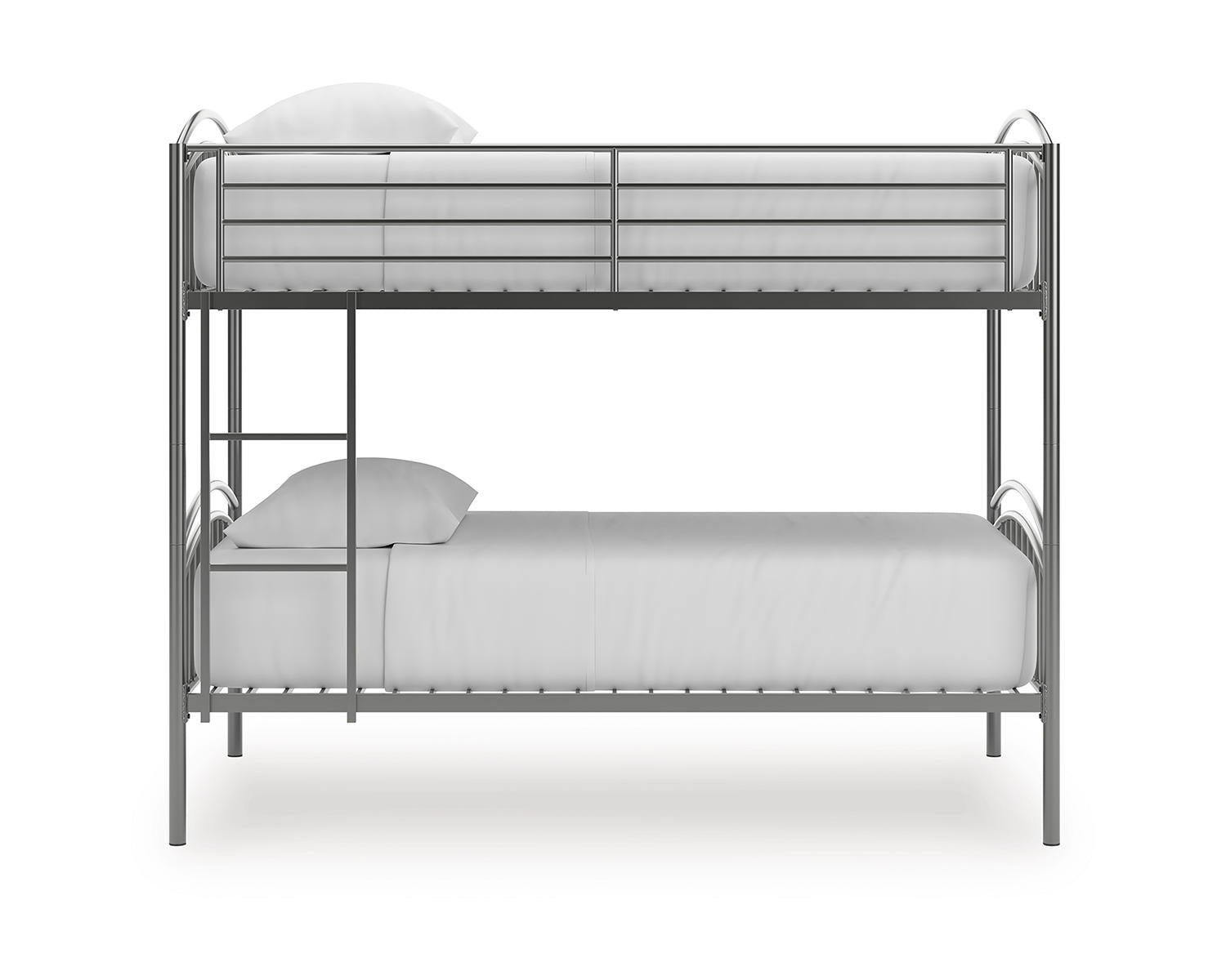 Lanceburg Twin over Twin Bunk Bed and 2 Mattresses