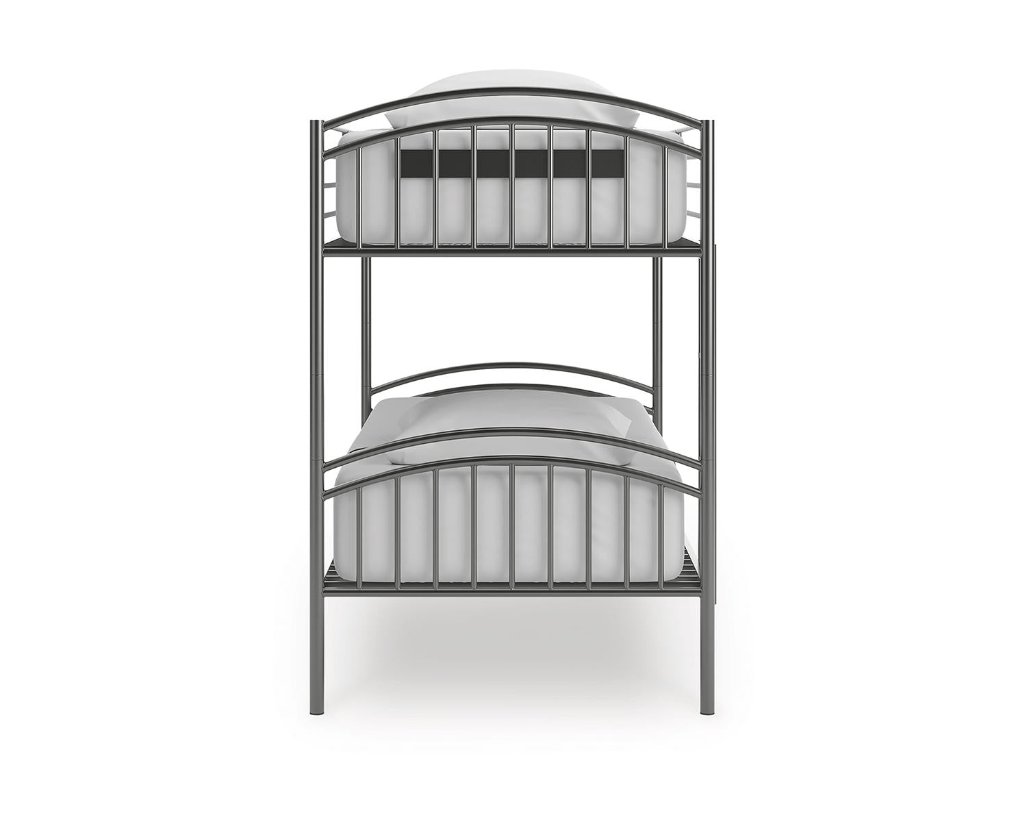 Lanceburg Twin over Twin Bunk Bed and 2 Mattresses