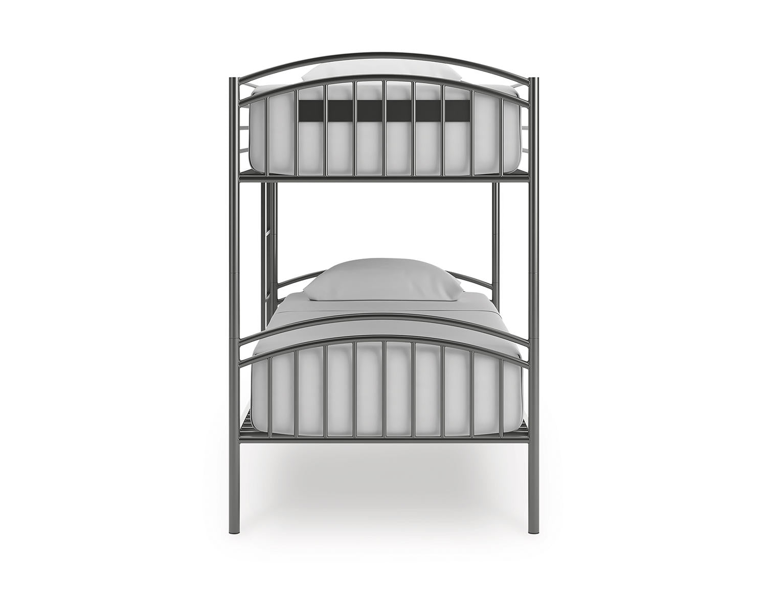 Lanceburg Twin over Twin Bunk Bed and 2 Mattresses