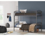 Lanceburg Twin over Twin Bunk Bed and 2 Mattresses