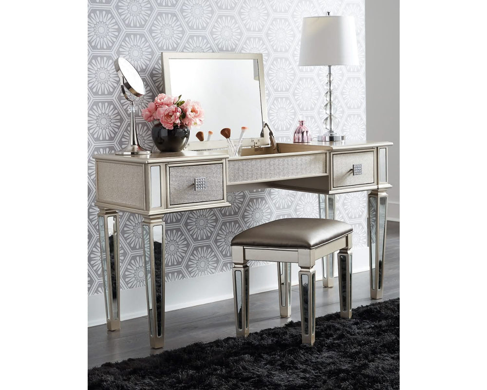 Lonnix Vanity with Stool