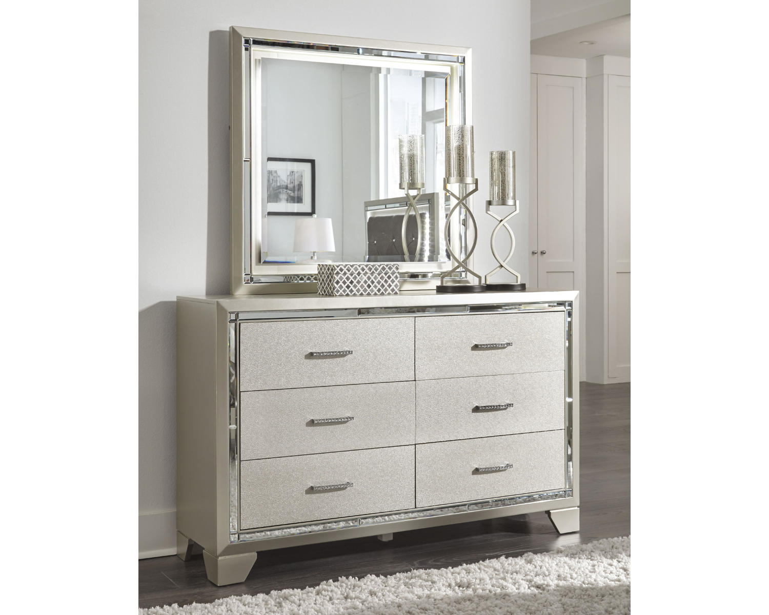 Lonnix Dresser and Mirror