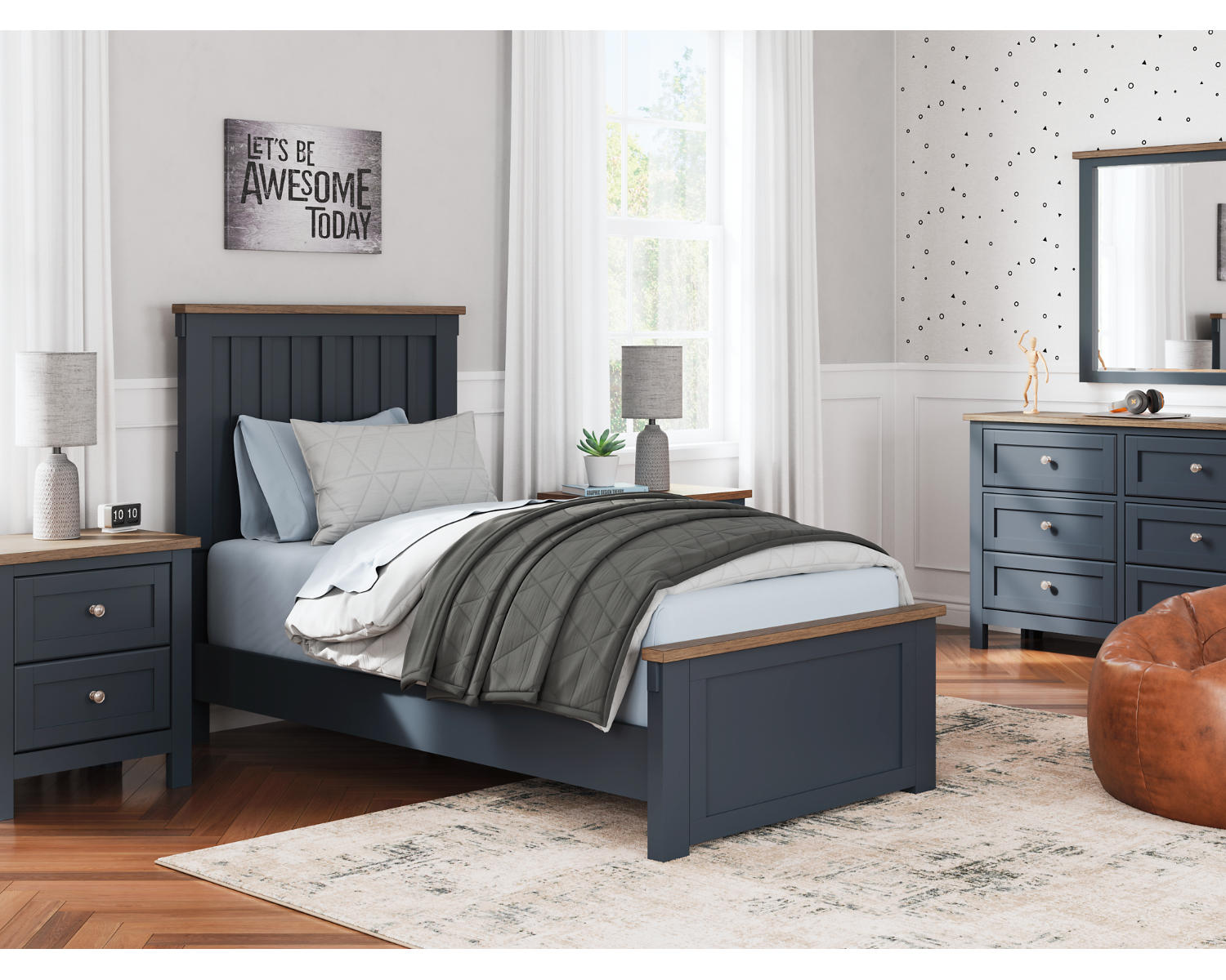 Landocken Twin Panel Bed