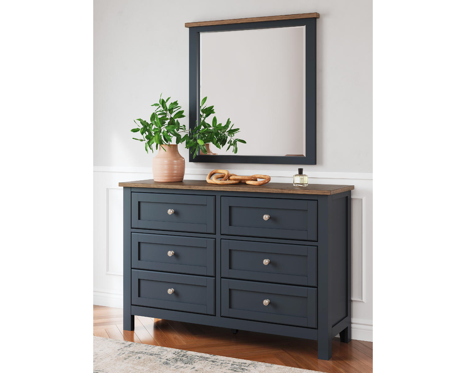 Landocken Dresser and Mirror