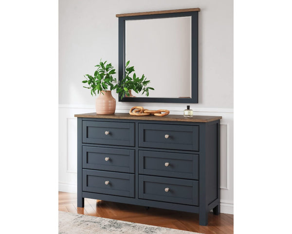 Landocken Dresser and Mirror