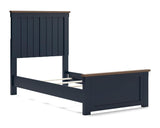 Cama individual con paneles Landocken