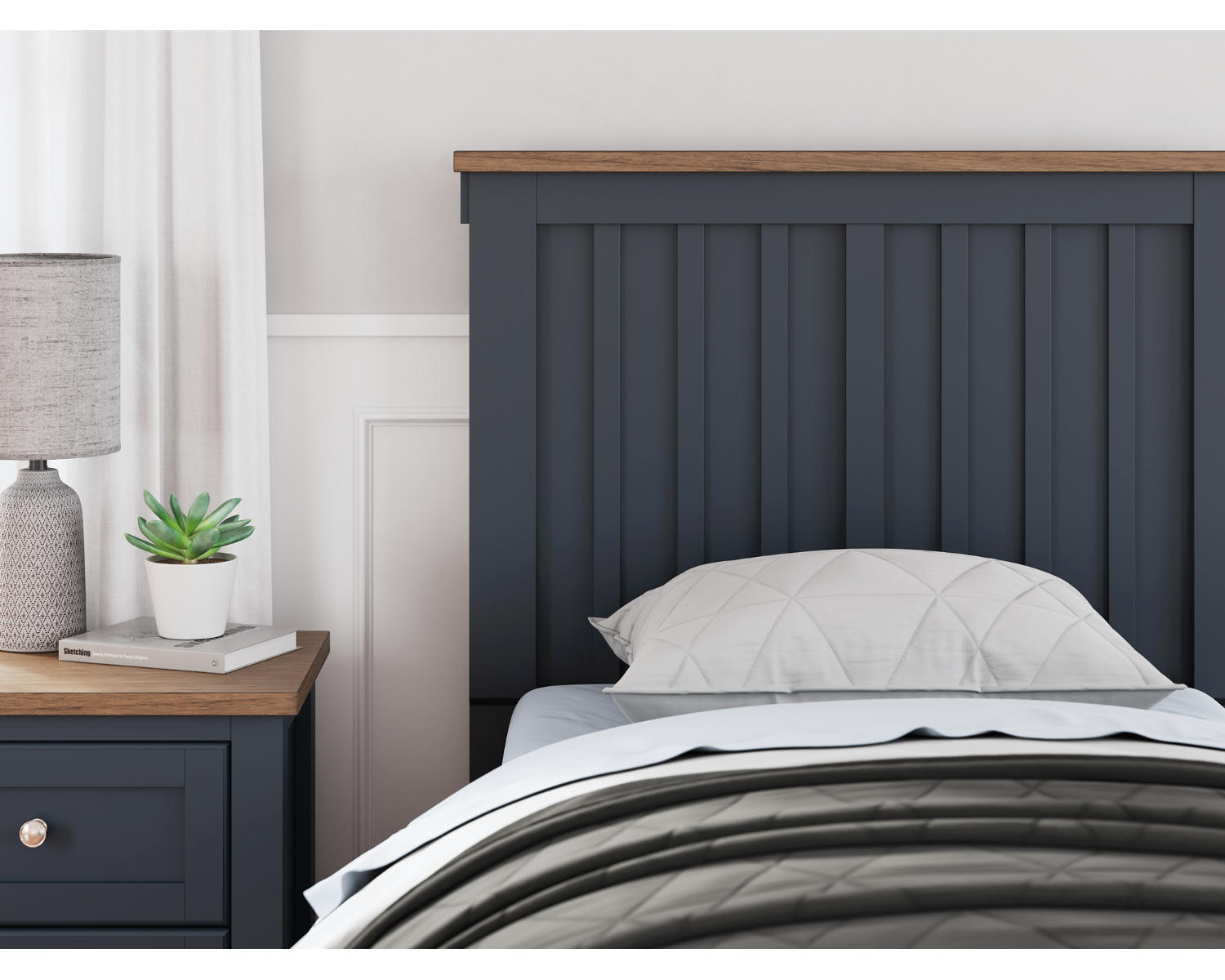 Landocken Twin Panel Headboard