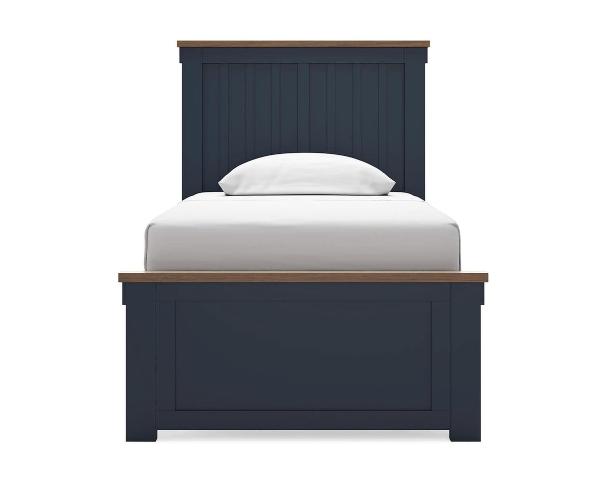 Cama individual con paneles Landocken