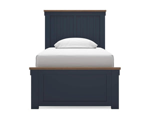 Cama individual con paneles Landocken