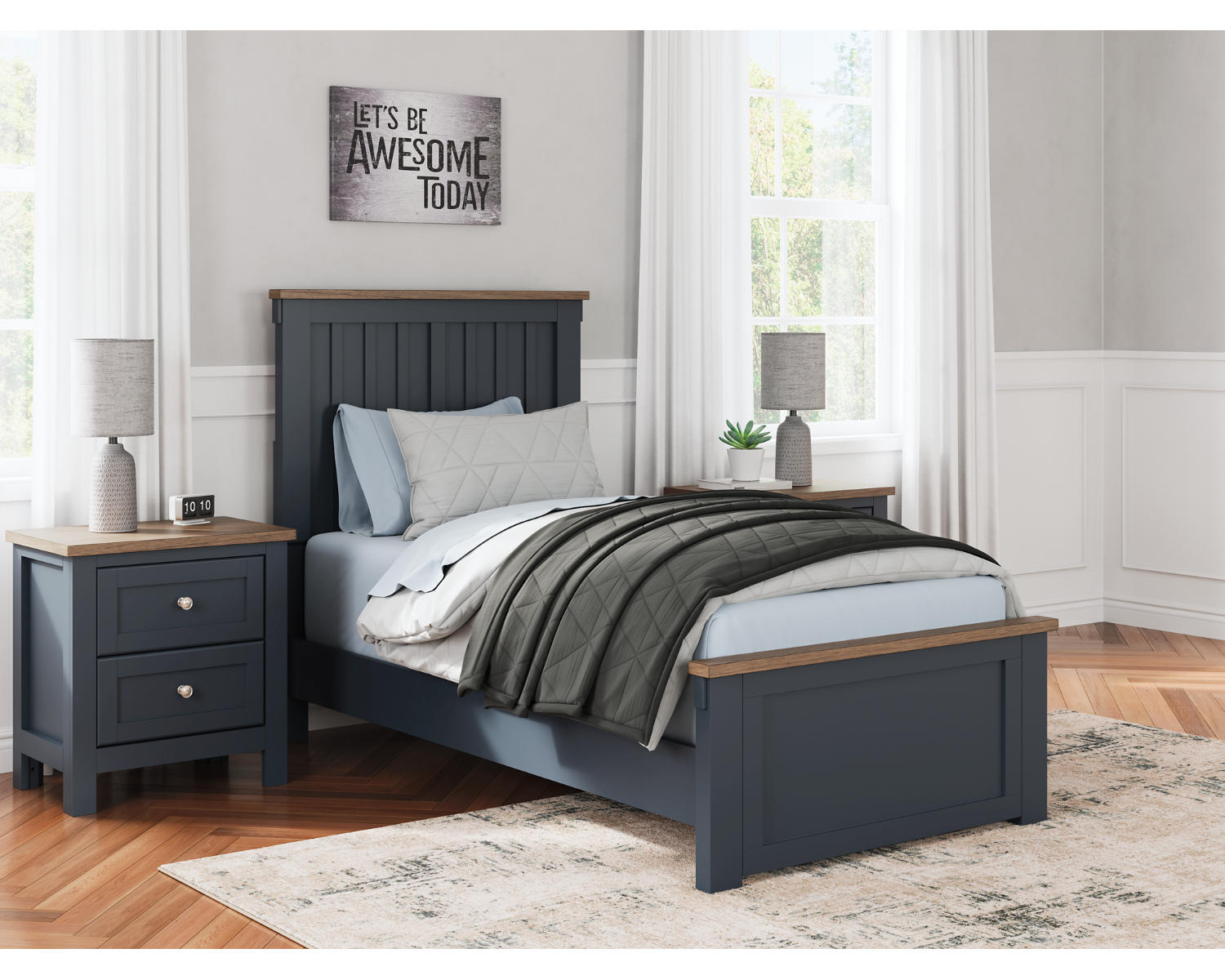 Landocken Twin Panel Bed