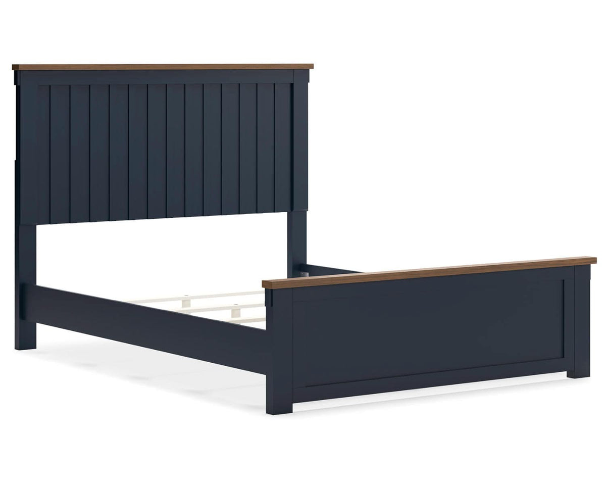 Cama Queen con paneles Landocken
