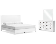 Binterglen King Panel Bed, Dresser and Mirror