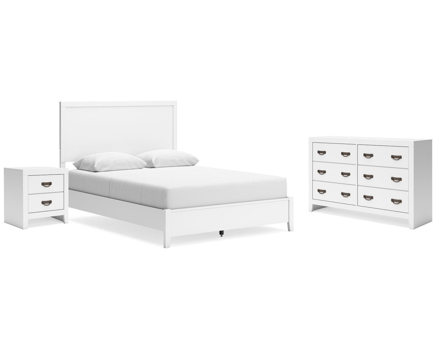 Binterglen Queen Panel Bed, Dresser and Nightstand