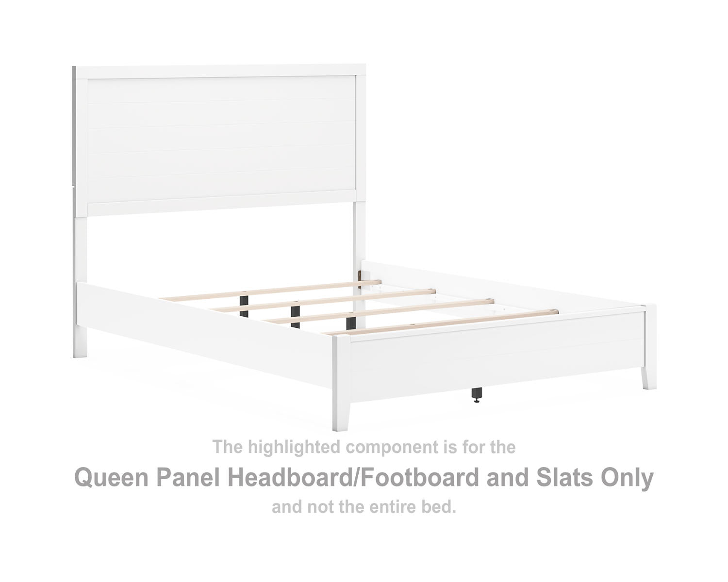 Binterglen Queen Panel Headboard/Footboard and Slats