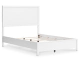 Cama completa Binterglen con panel, cómoda y espejo