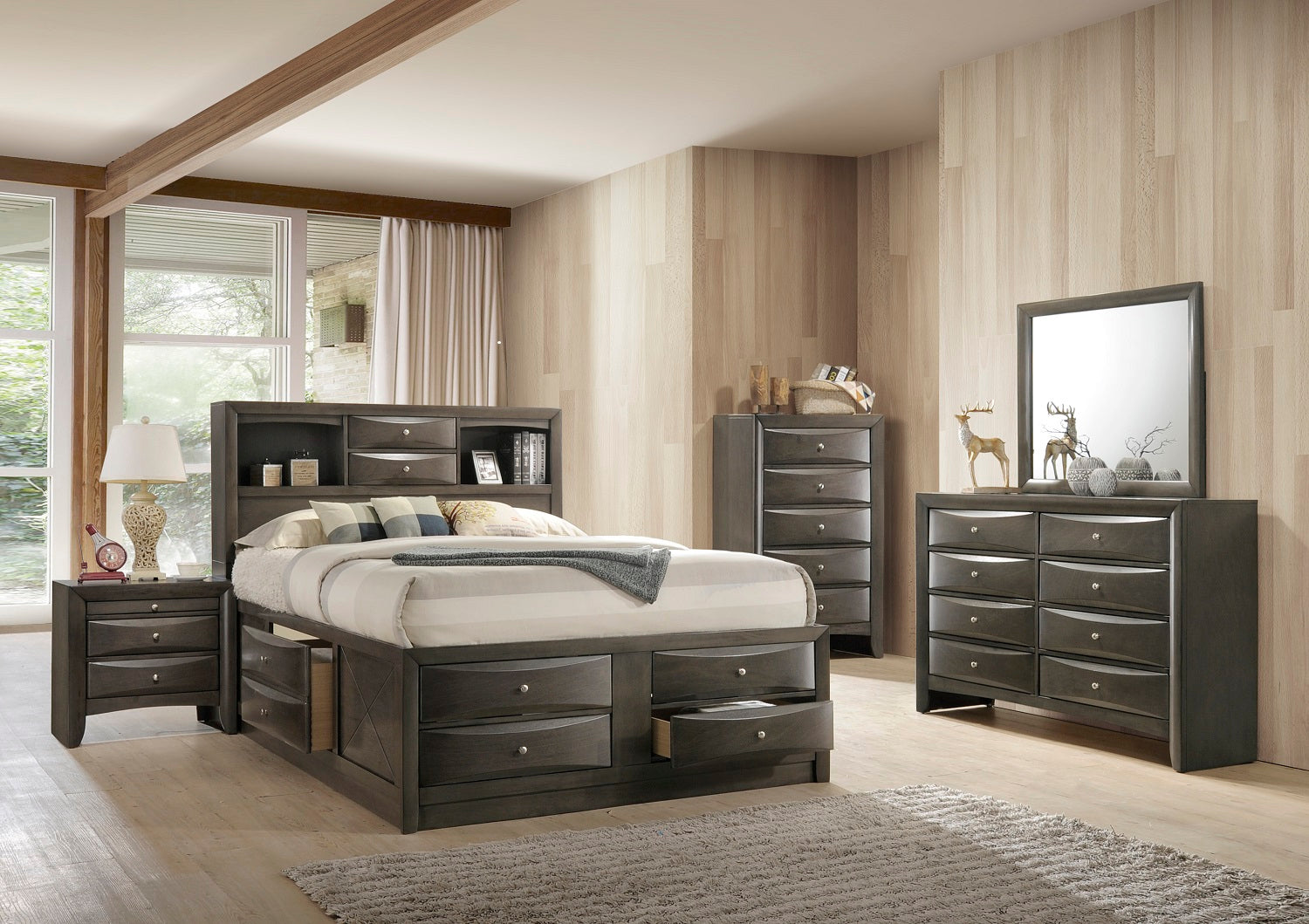 EMILY QUEEN CAPTAINS BED RAIL