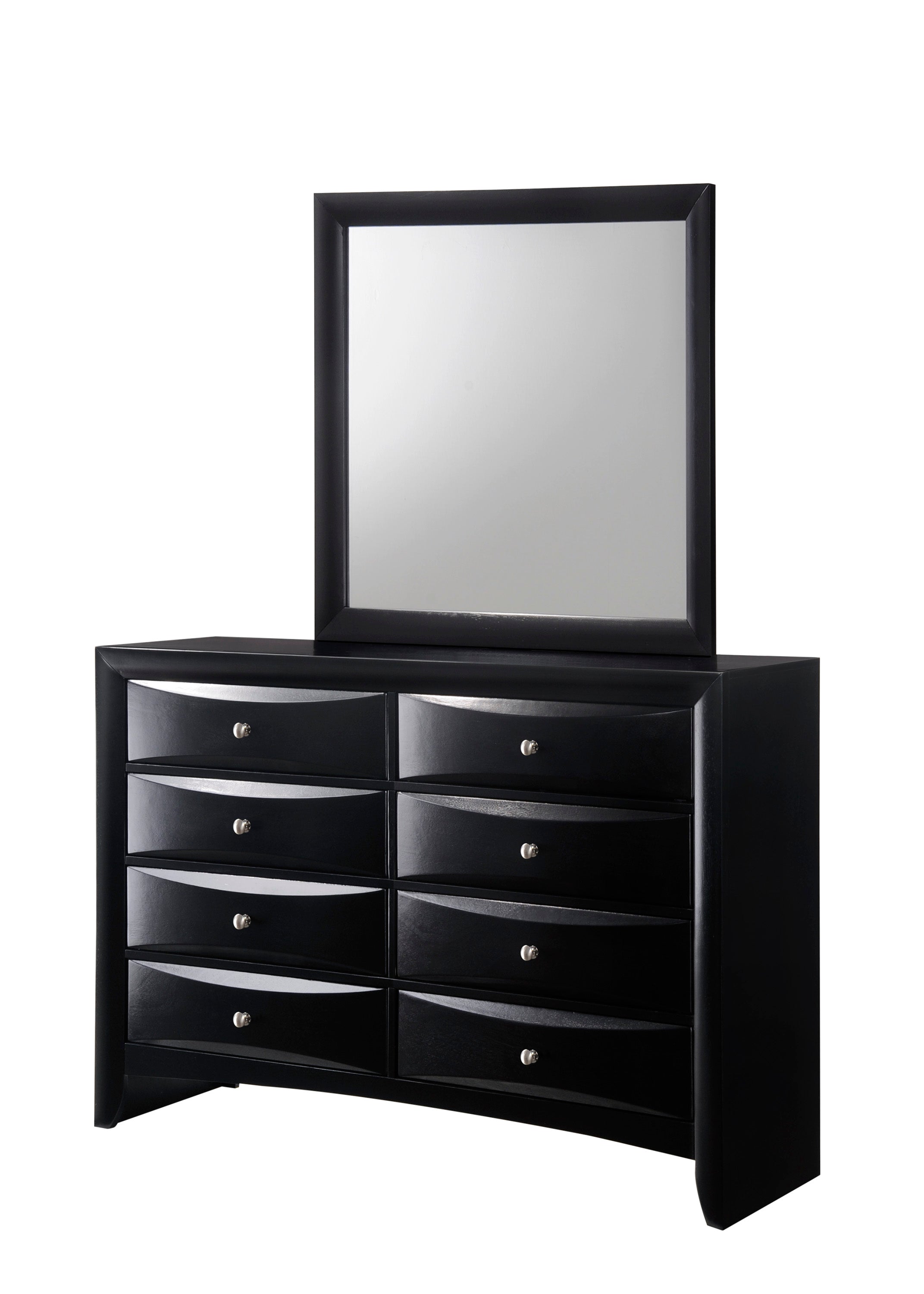 SETB4285 EMILY KING BLACK STORAGE BEDROOM
