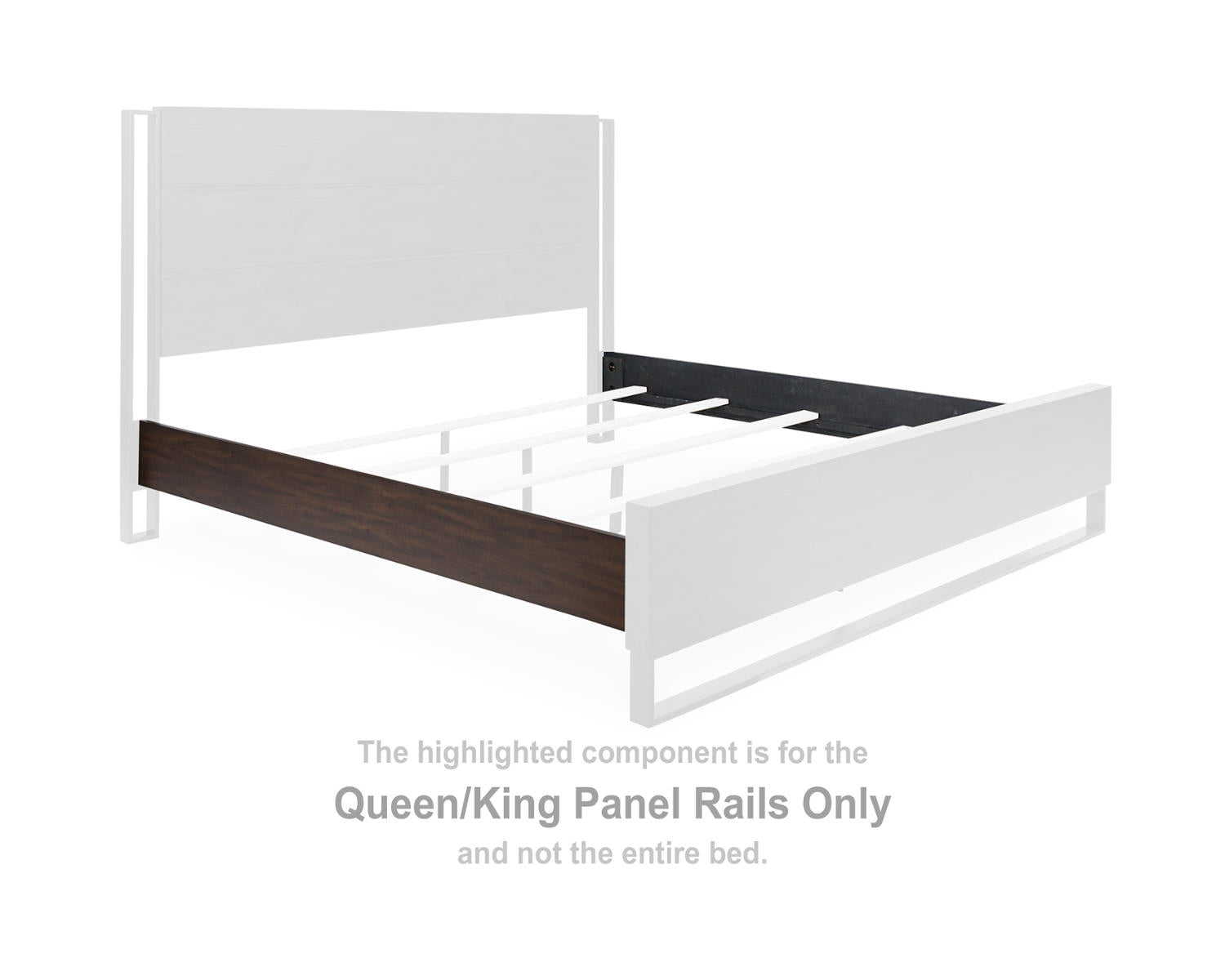 Zumbado Queen/King Panel Rails