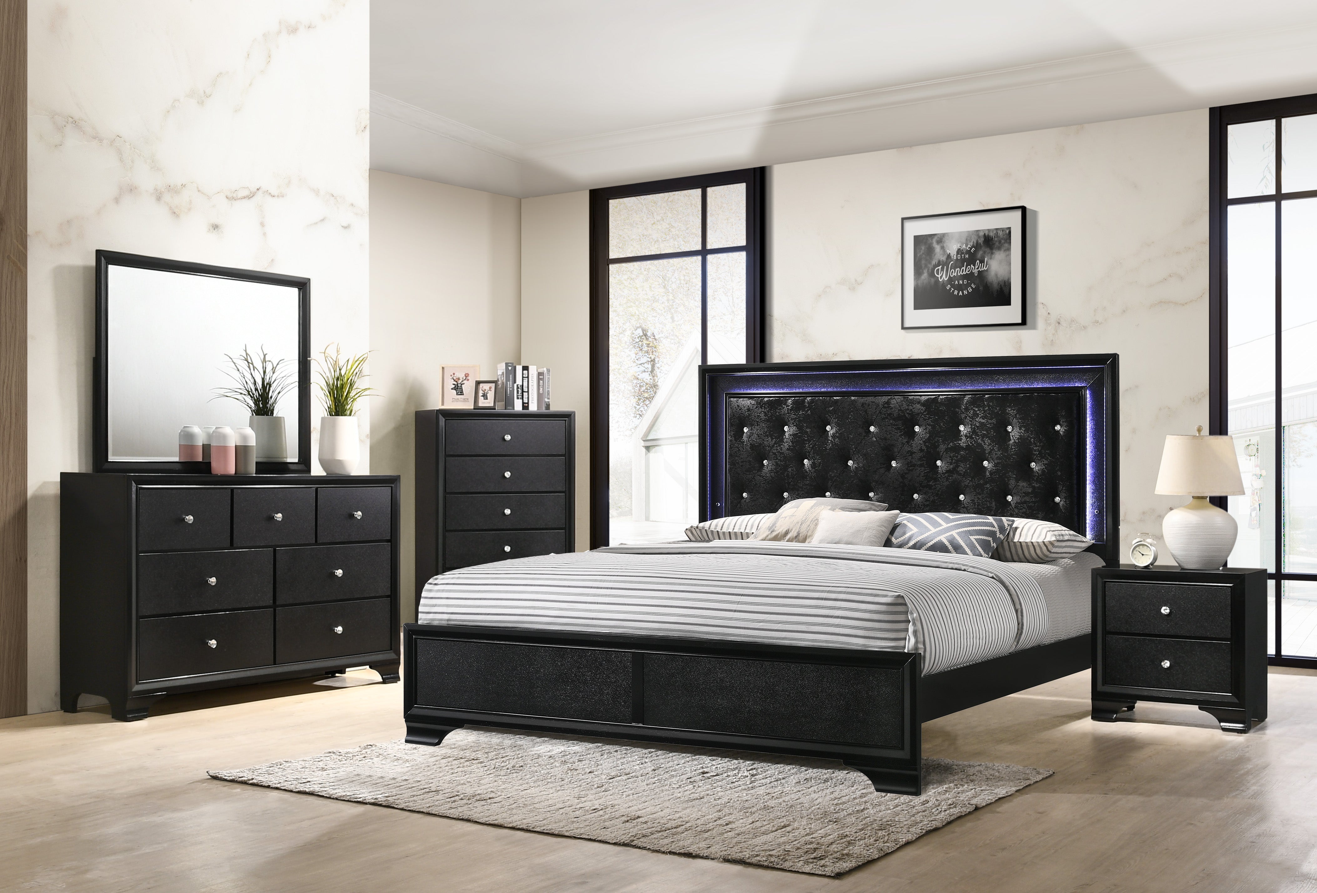 MICAH KING HEADBOARD/FOOTBOARD