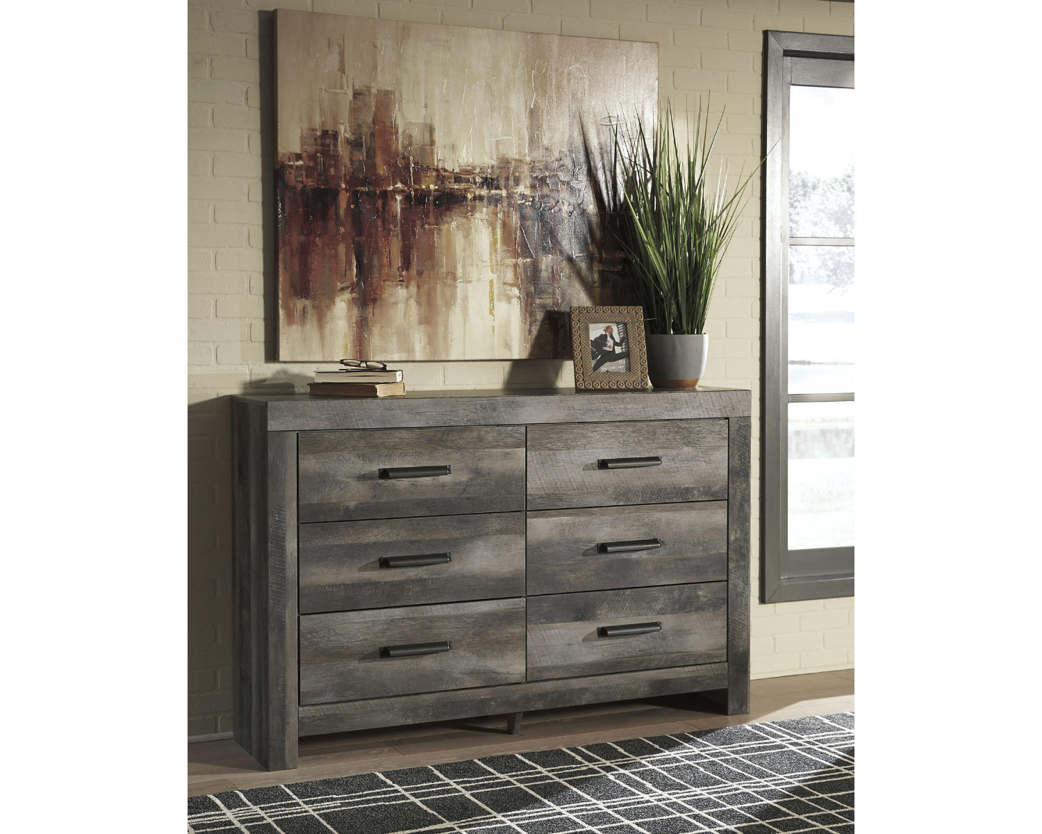 Wynnlow Twin Panel Bed, Dresser and Nightstand