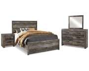 Wynnlow Queen Panel Bed, Dresser, Mirror and 2 Nightstands