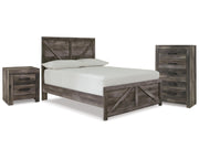 Wynnlow Full Panel Bed, Chest and Nightstand