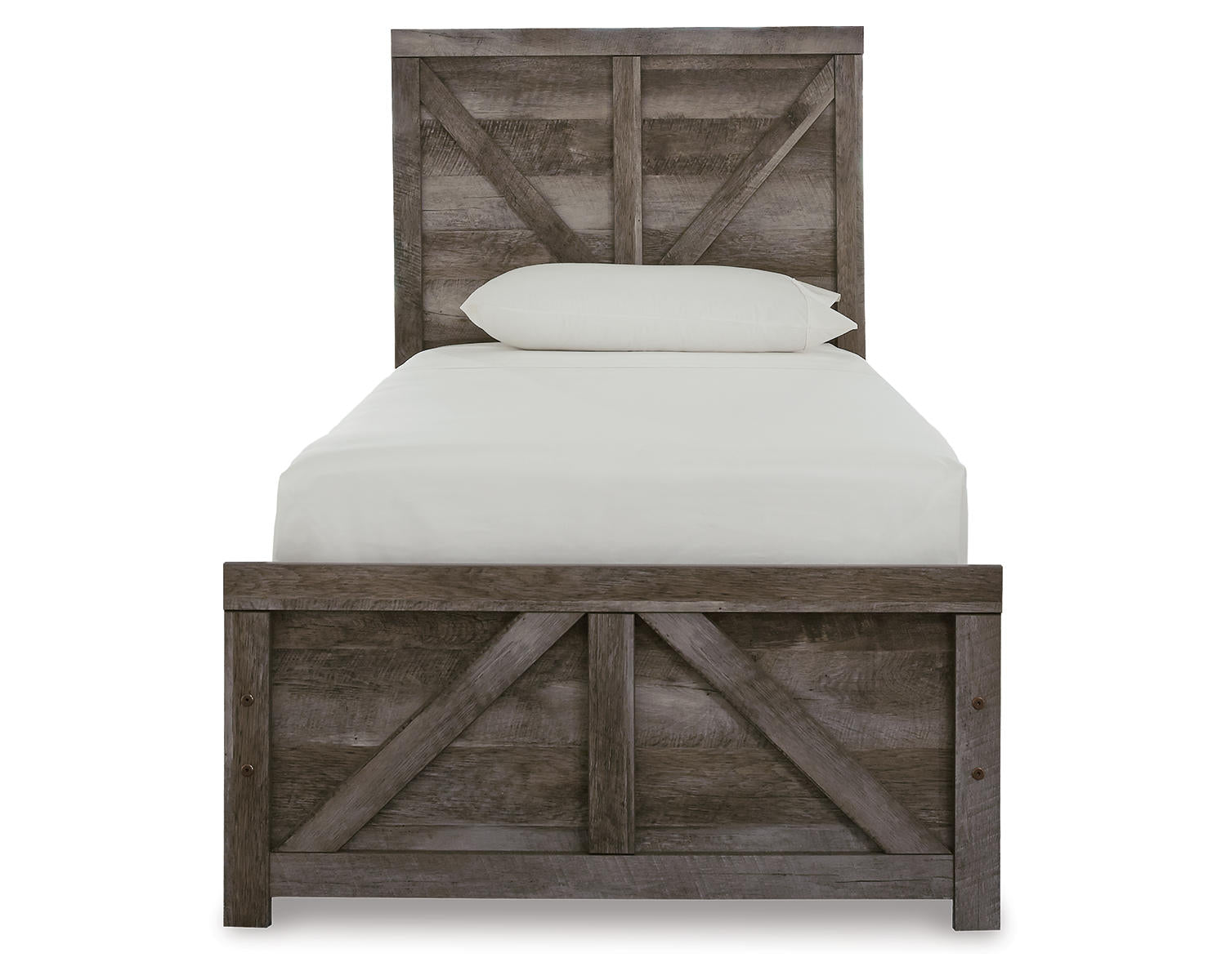Wynnlow Twin Crossbuck Panel Bed