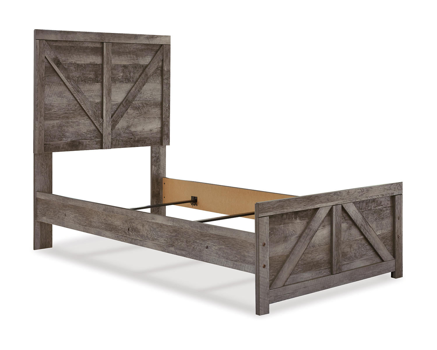Wynnlow Twin Crossbuck Panel Bed