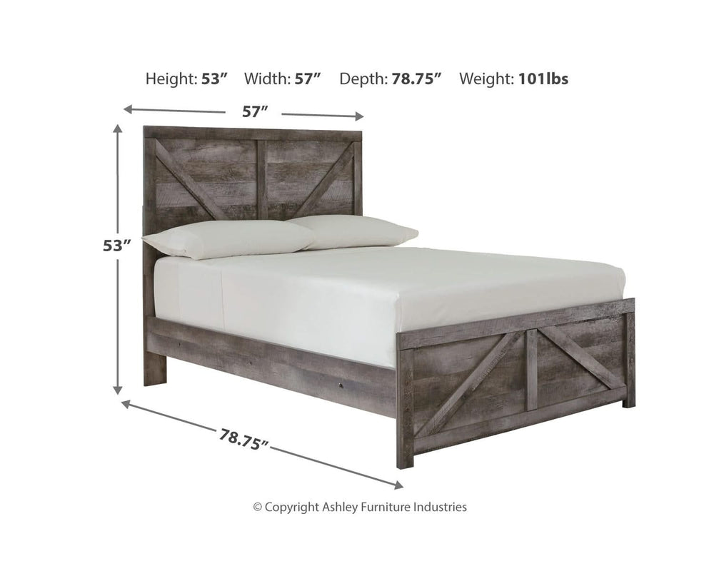 Wynnlow Full Crossbuck Panel Bed