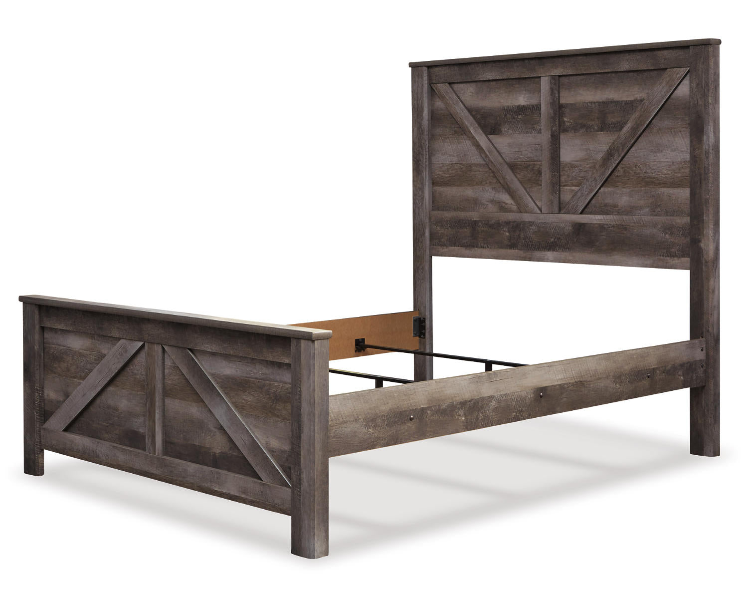 Wynnlow Queen Crossbuck Panel Bed