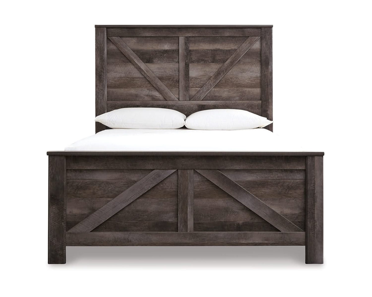 Wynnlow Queen Crossbuck Panel Bed