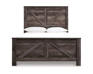 Wynnlow Queen Crossbuck Panel Bed