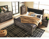 Cama con dosel Wynnlow King