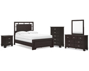 Covetown Full Panel Bed, Dresser, Mirror, Chest and Nightstand