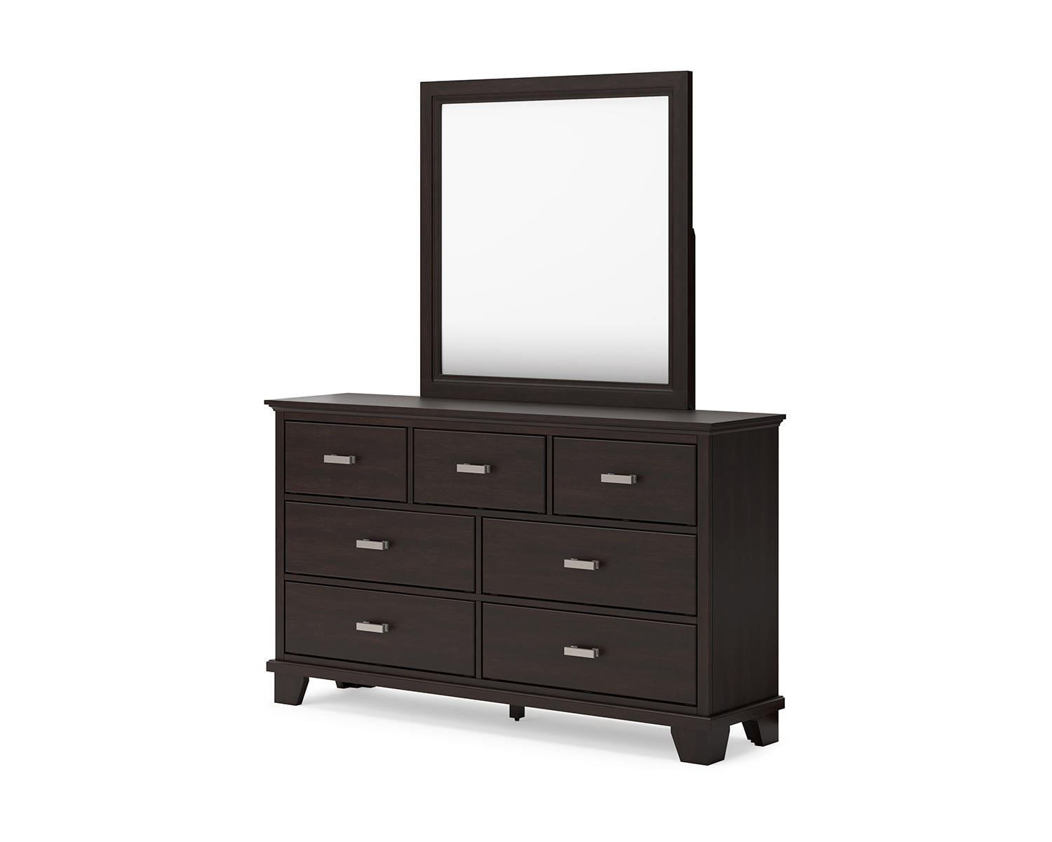 Covetown King Panel Bed, Dresser and Mirror