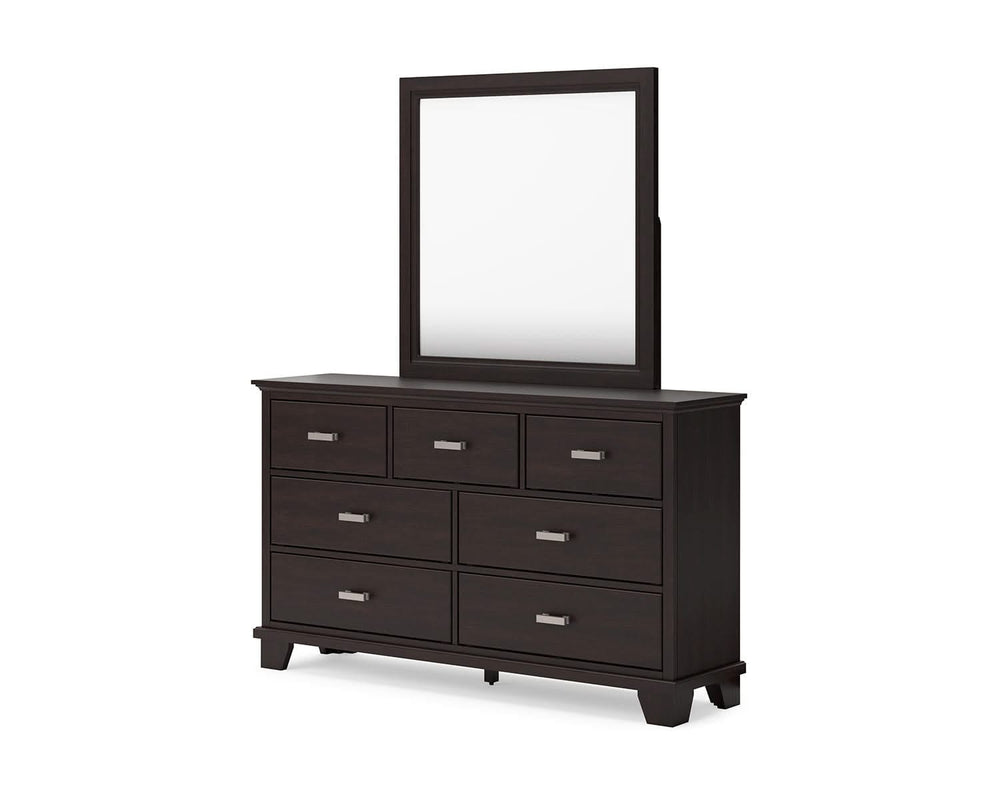 Covetown Twin Panel Bed, Dresser and Mirror