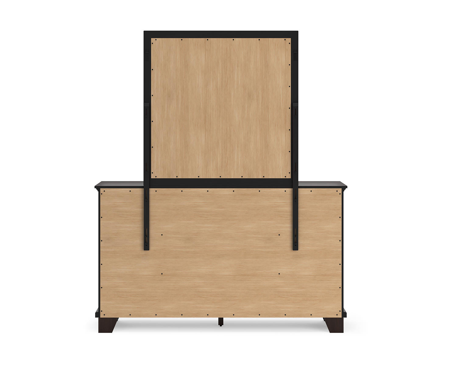 Covetown King Panel Bed, Dresser, Mirror and Nightstand