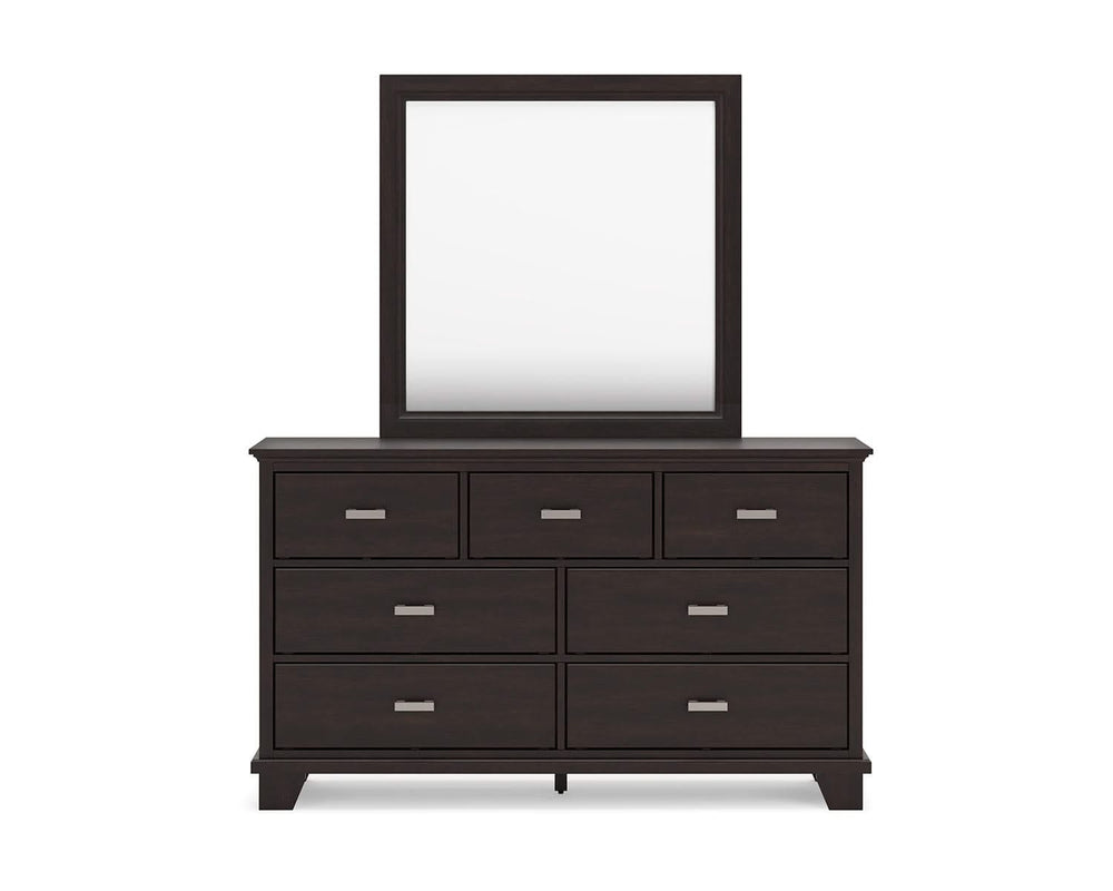 Covetown Twin Panel Bed, Dresser and Mirror