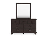 Covetown Twin Panel Bed, Dresser and Mirror