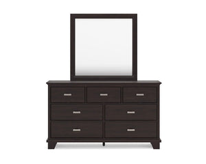 Covetown Twin Panel Bed, Dresser and Mirror