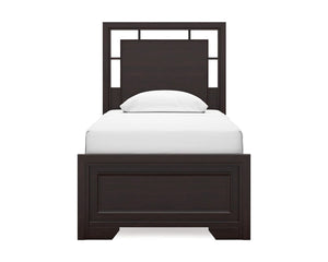 Cama individual con paneles Covetown