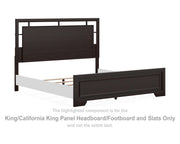 Covetown King/California King Panel Headboard/Footboard and Slats
