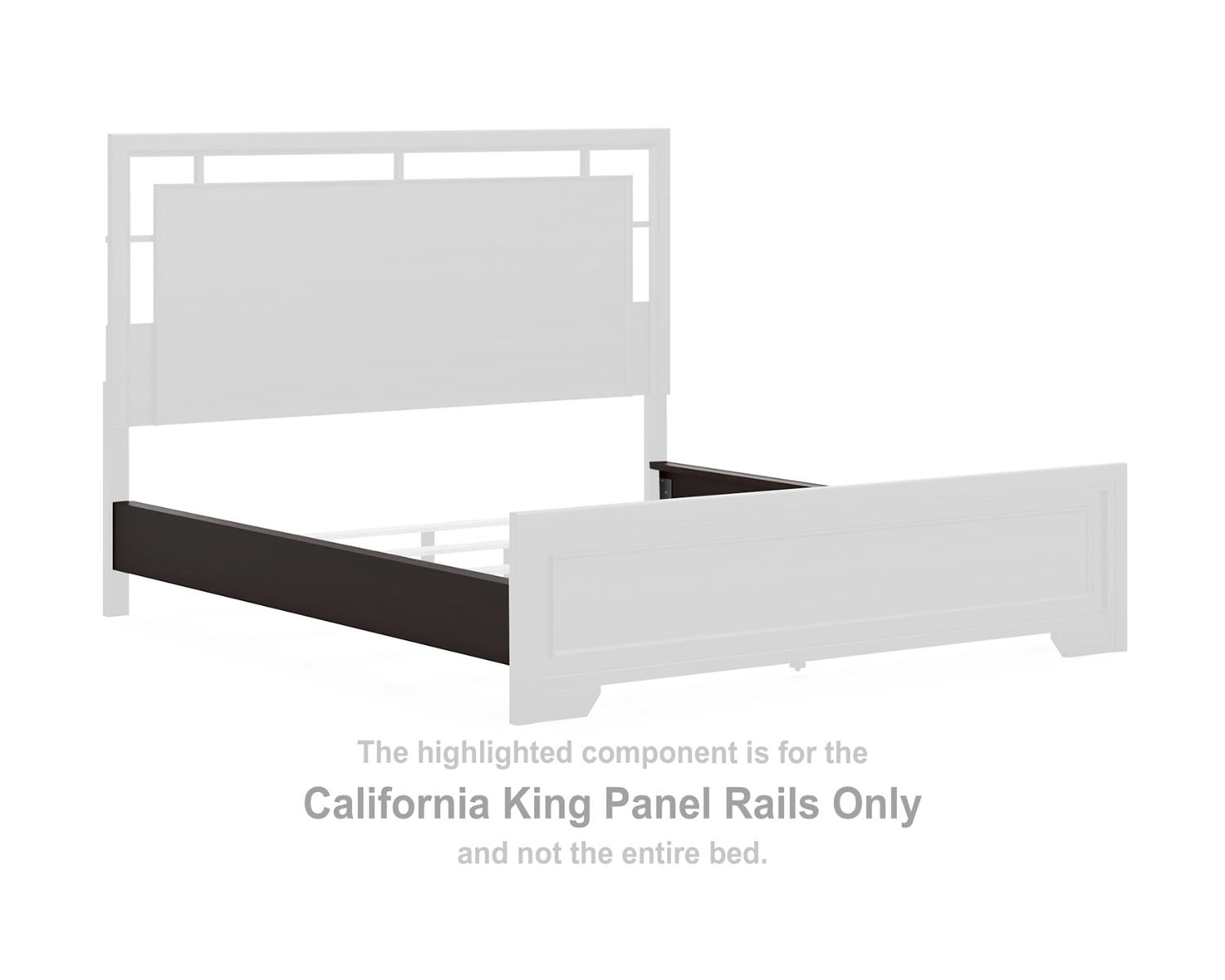 Covetown California King Panel Rails